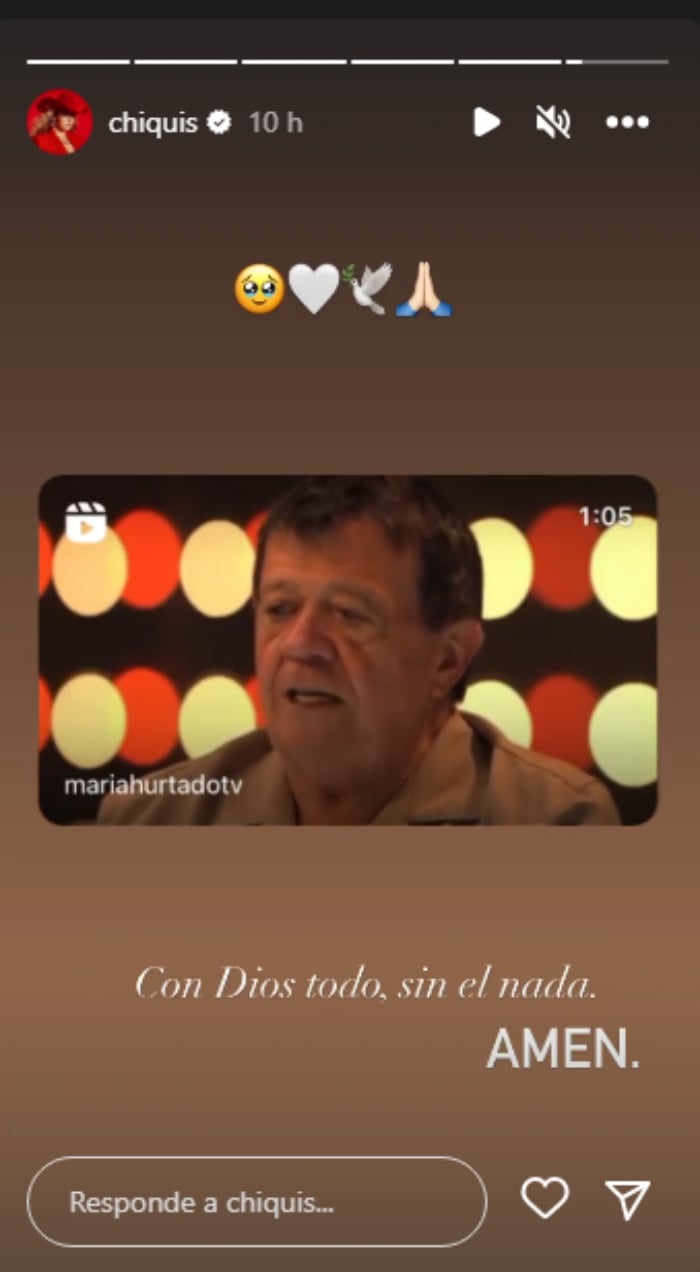 Chiquis Rivera regrets the death of Chabelo