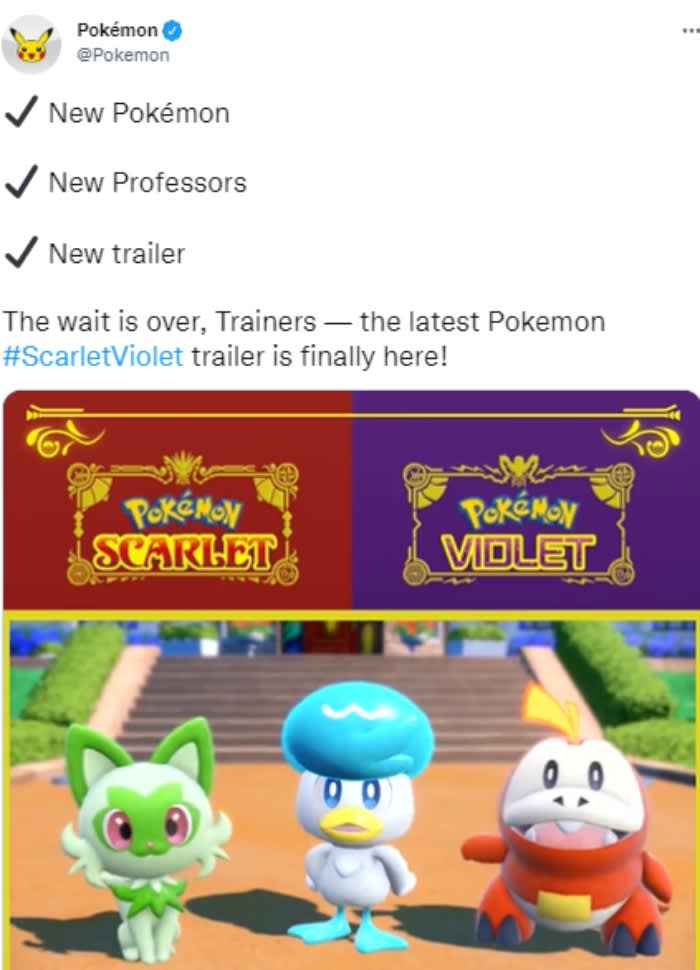 Pokemon Scarlet and Violet