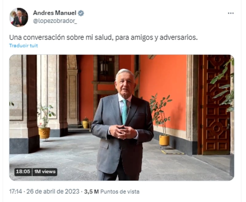 President López Obrador reappears after contracting coronavirus