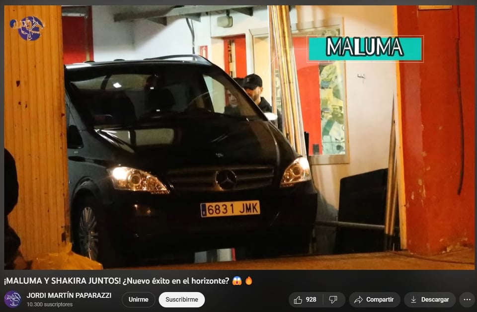 Piqué went to the recording location at 3 in the morning because he was jealous of Maluma