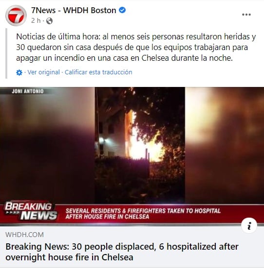 Voraz incendio personas heridas sin hogar
