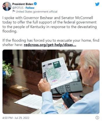 Aumenta fallecidos inundaciones en Kentucky