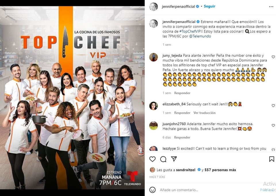 ¿Fue lo mismo preparar (comida) para tu familia que para Top Chef?