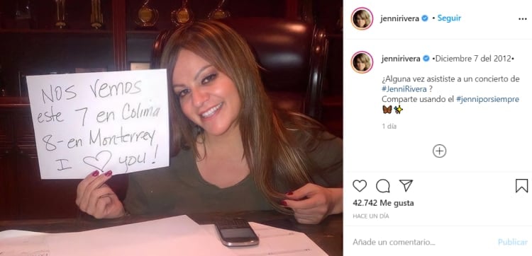 Jenni Rivera latest photos
