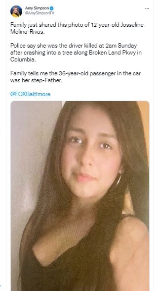 ¿Josseline Molina conducía un auto a sus 12 años?