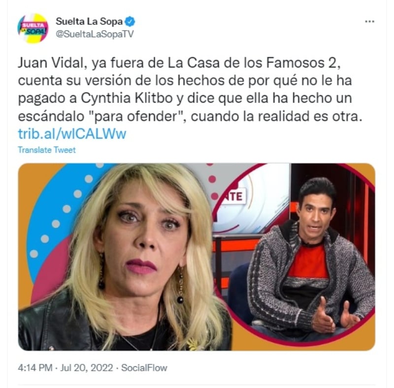 "Yo me terminé todos los ahorros"