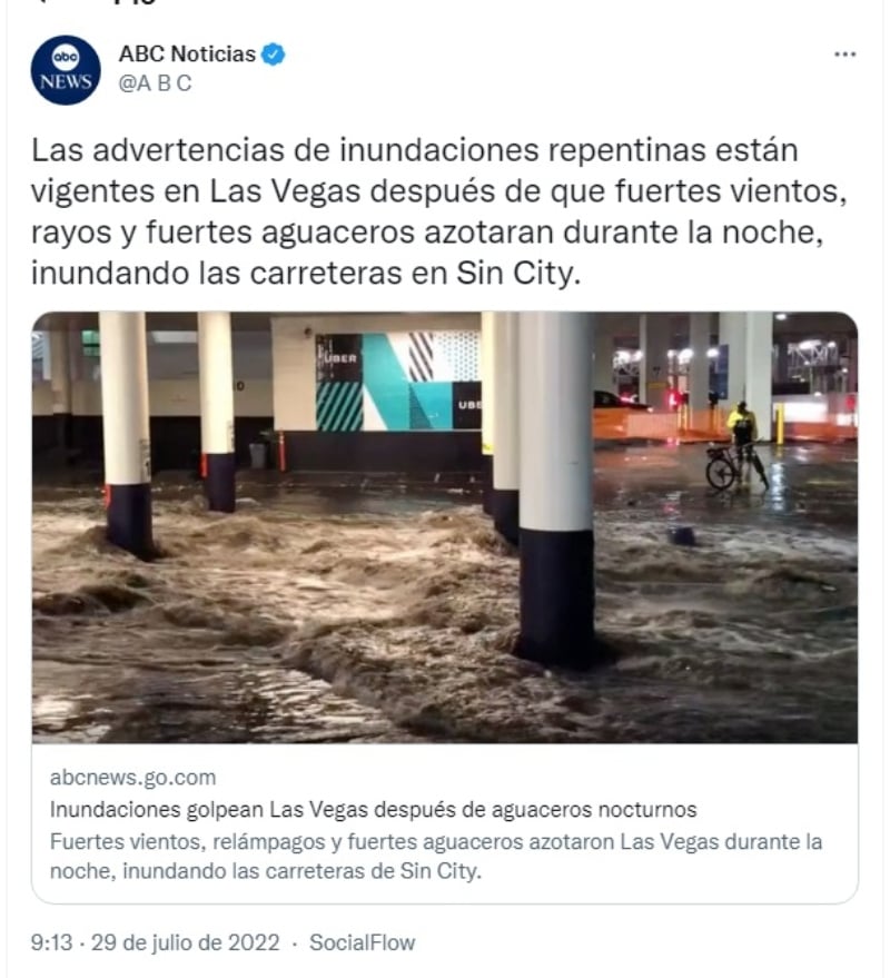 “Los rayos eran casi constantes y se cortó la luz varias veces”