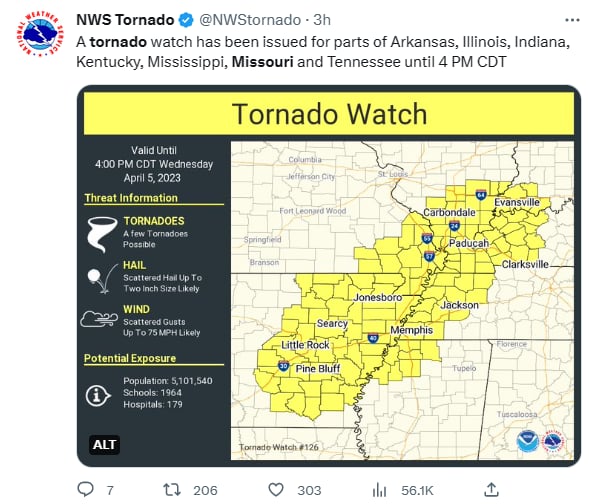 Tornado Missouri muertos