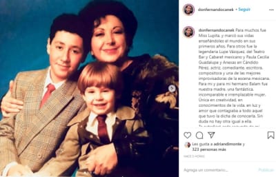 Actress Guadalupe Vázquez Cándido Pérez dies