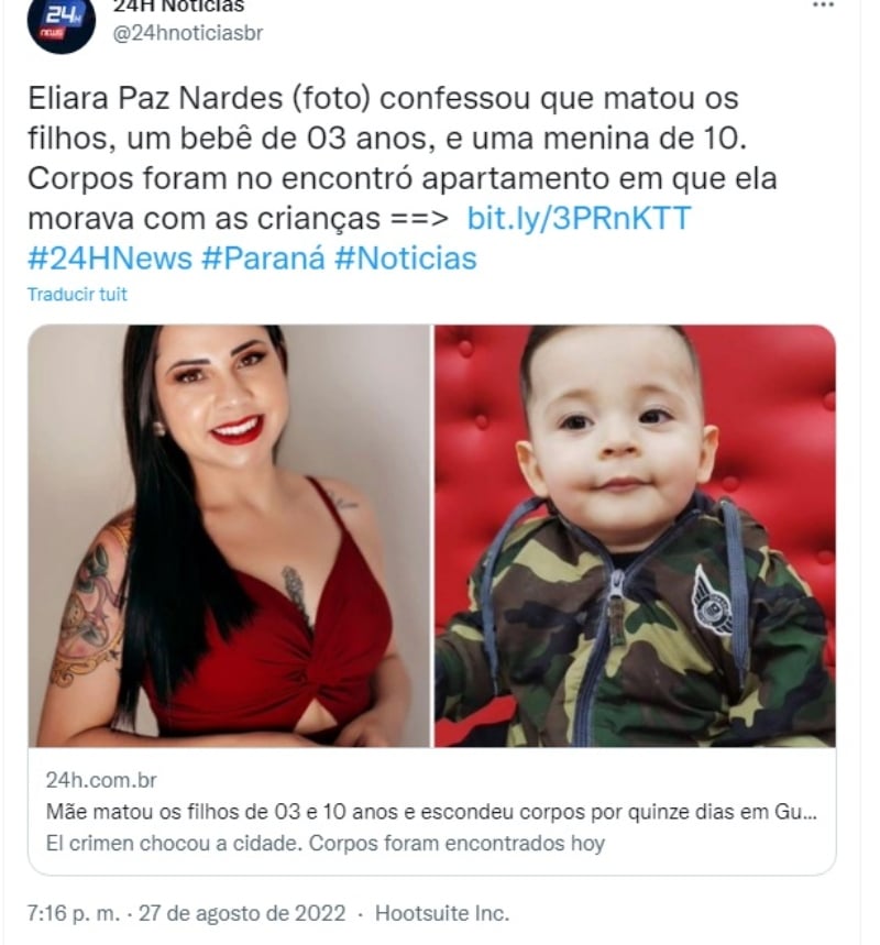 "Encontramos a los niños acostados"