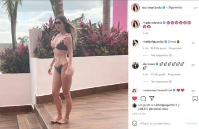Marlene Favela bikini muscles 1