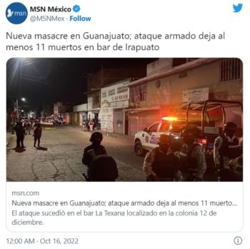 Ataque armado bar México muertos