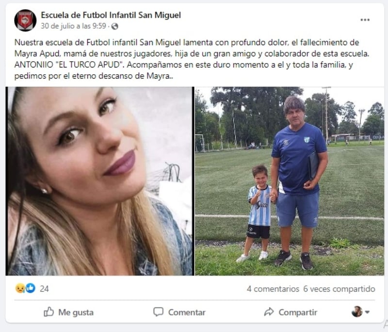 Antonio Turco Apud hija: ¿De qué murió Mayra?