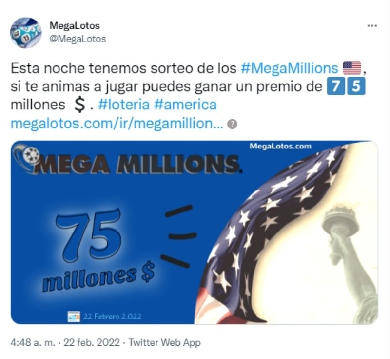 February 22 Mega Millions Winning Numbers