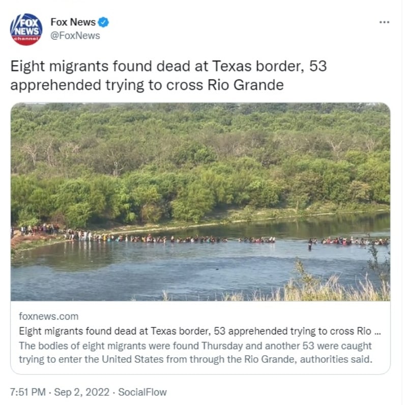 Migrantes muertos Río Grande: Hay más de 50 detenidos