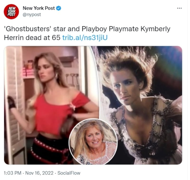 Muere la actriz Kymberly Herrin