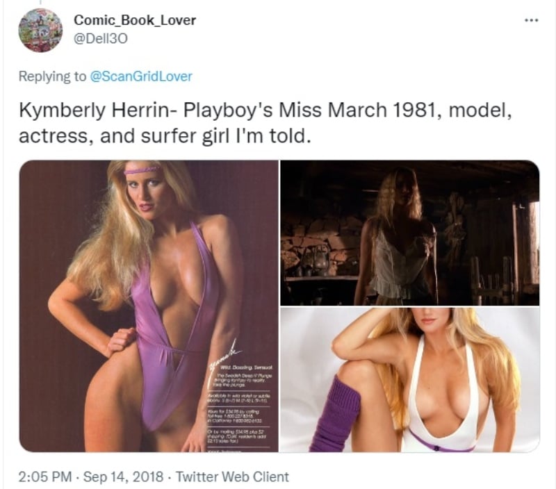 Una reconocida modelo Playboy
