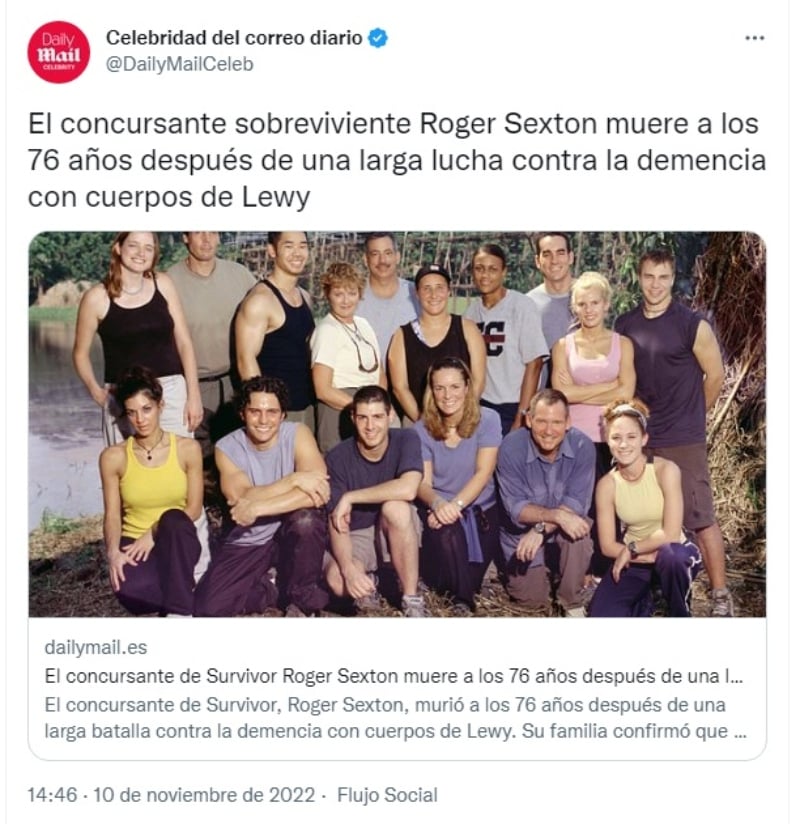 Fue una estrella del programa de Survivor