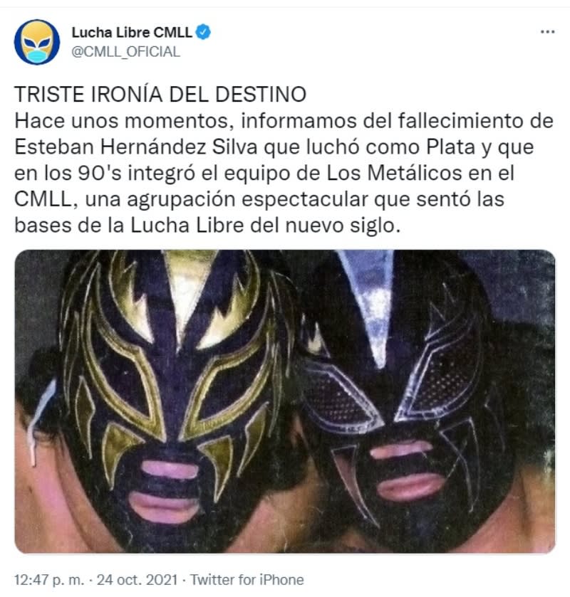 They react on social networks when they find out that the fighter Plata dies of a heart attack