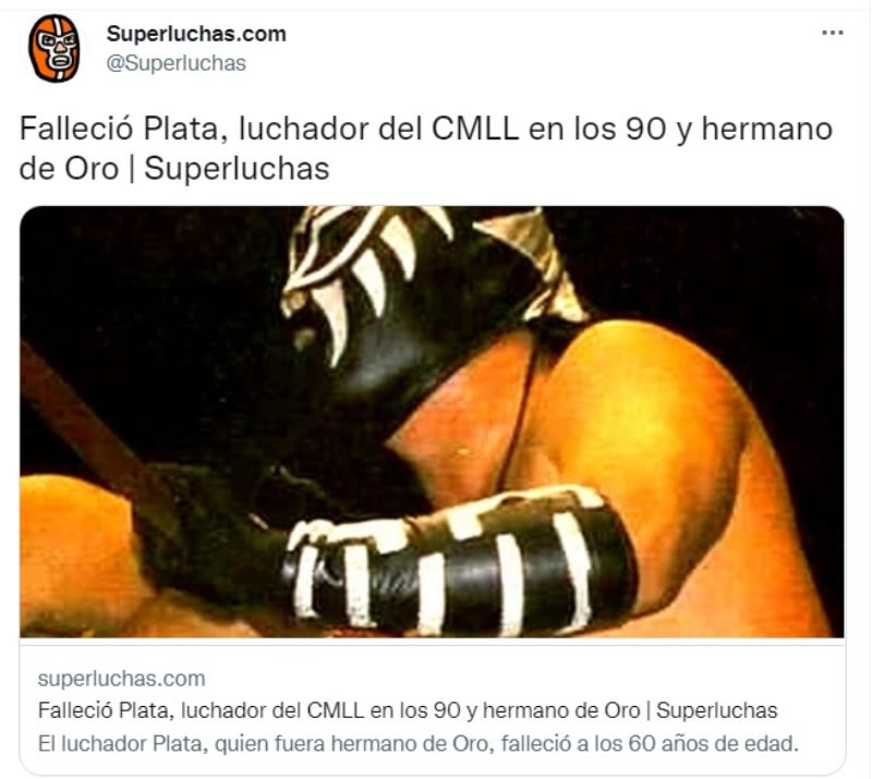 Recognized Silver trajectory in Lucha Libre