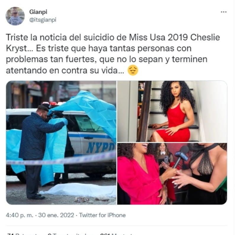 Suicide reason Cheslie Kryst: He wrote an essay on the 30 years