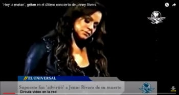 They warn Jenni Rivera's death