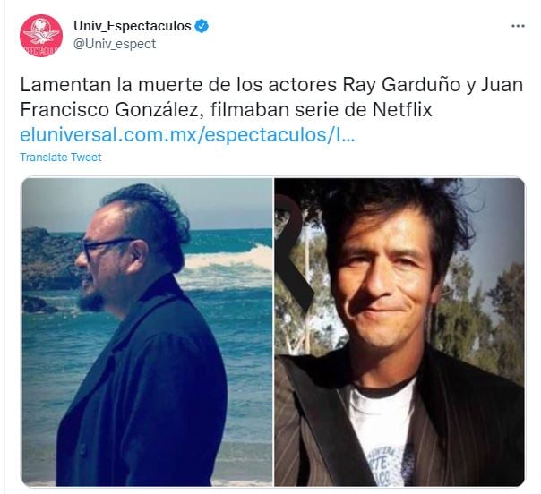 They accuse the production company after the two actors died