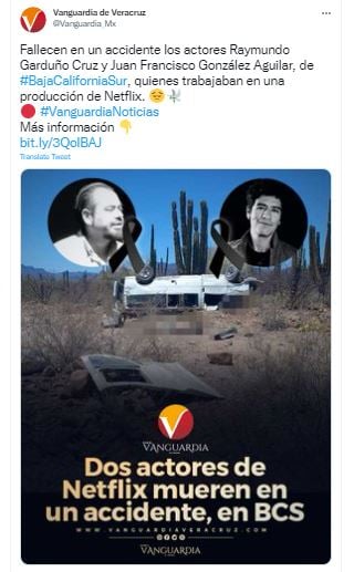 They mourn the death of the artists