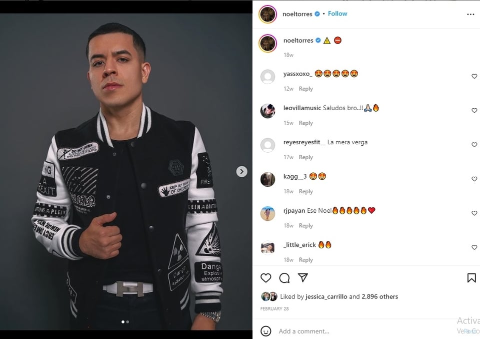 Noel Torres muestra el último video junto a su hermano