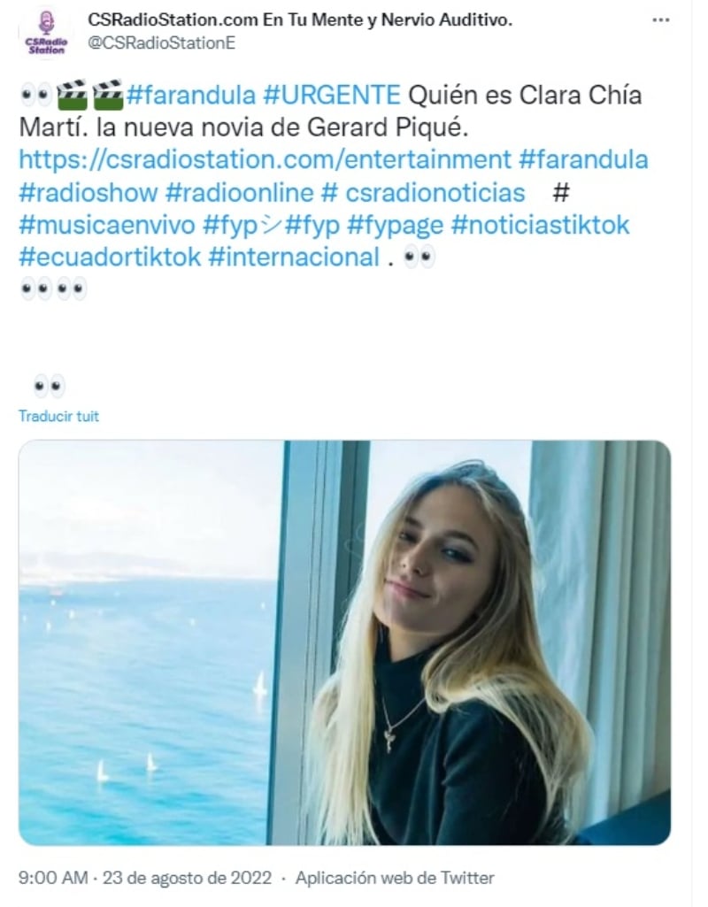 Piqué's girlfriend, does Shakira mock?