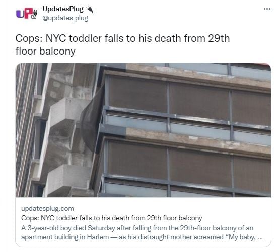 “I looked and the baby was on the scaffold”