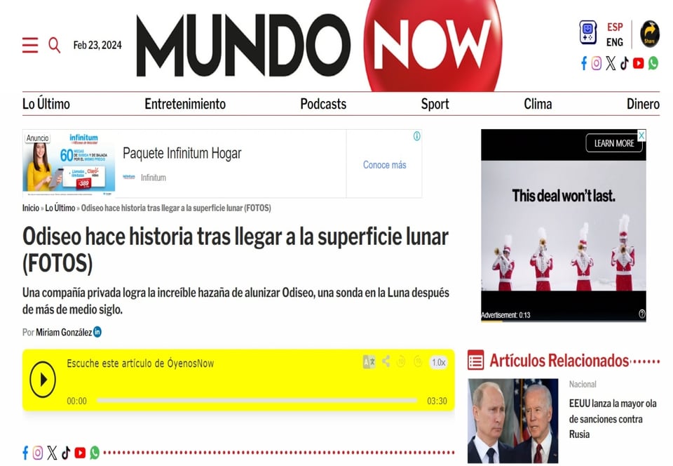 Multitasking, accessibility, practicality, immersion, MundoNOW
