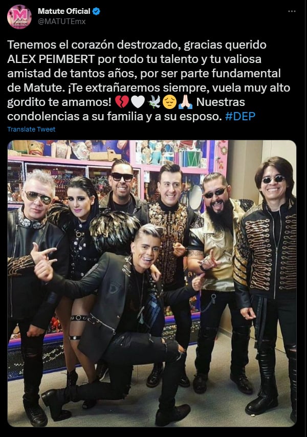 El diseñador de modas mexicano, Alex Peimbert falleció esta tarde