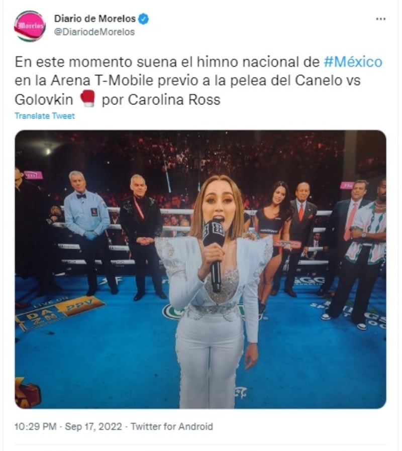 Carolina Ross Himno Canelo