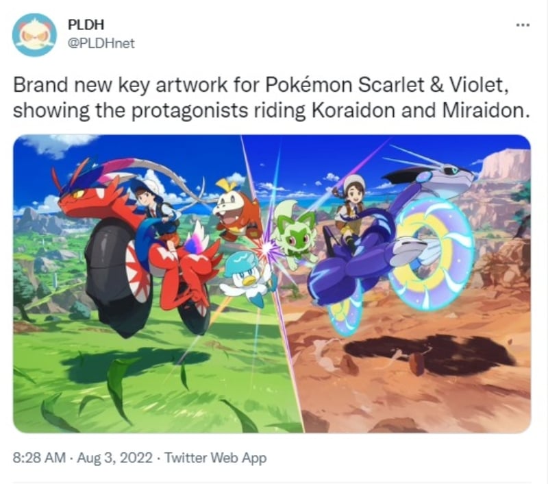 Nuevo tráiler de Pokémon Scarlet y Violet