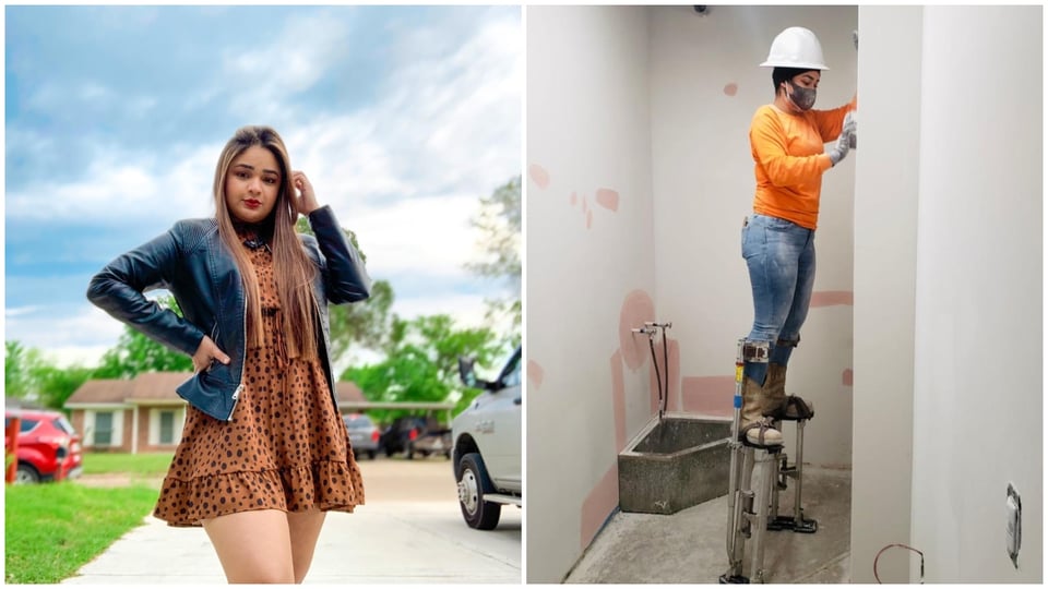 Migrante trabaja en construcción: Su verdadera pasión