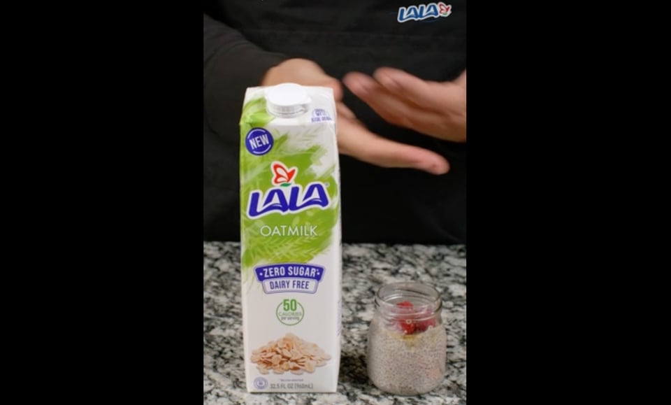 leche de almendras, pudín de chía, leche LALA, MundoNOW, Sabor