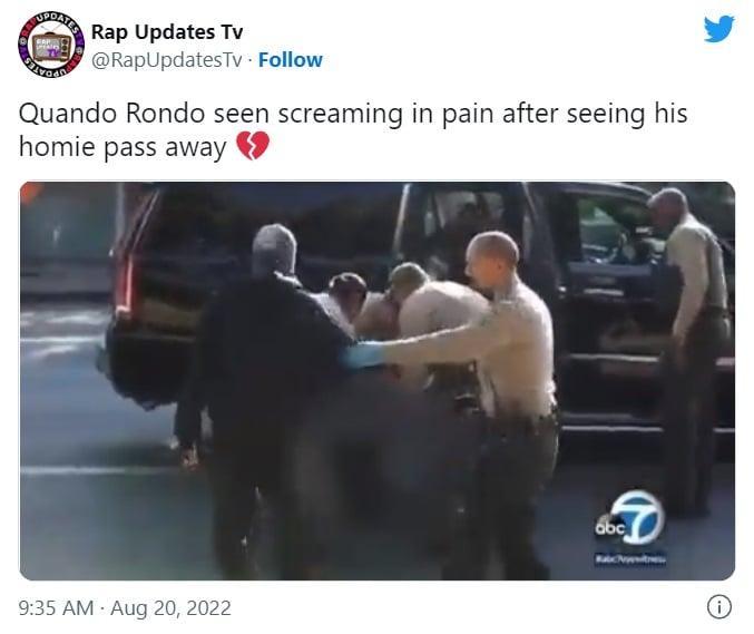 Rapero Quando Rondo mortal tiroteo