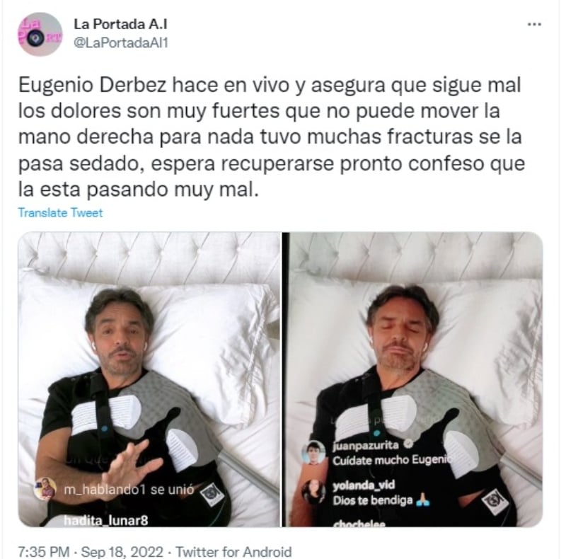 "Estaba muy feliz, pero me sentía un poco ahogado"