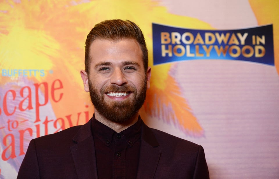 Barba, Broadway in Hollywood, Estrella de cine, Camisa negra, Ojos claros, actor
