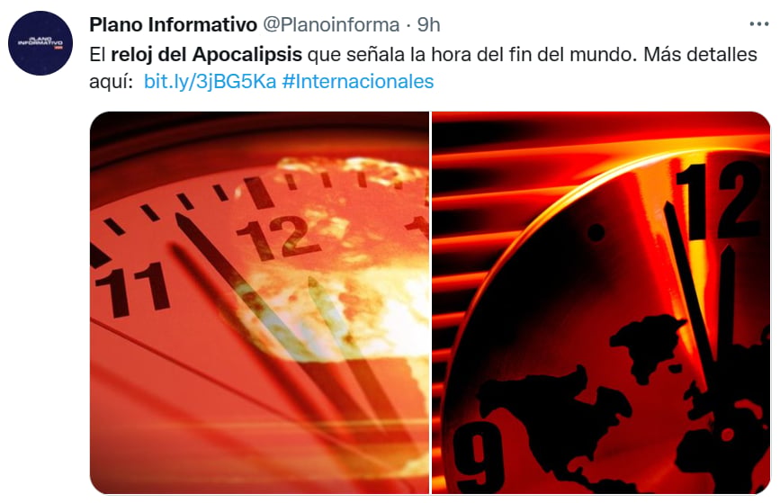 End of the World Apocalypse Clock