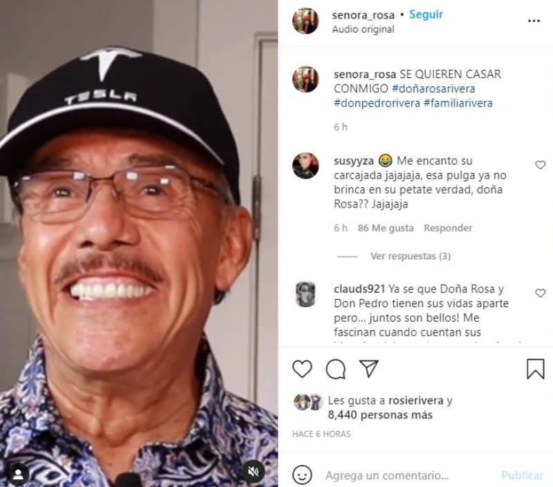 Mrs. Rosa marries Pedro Rivera: "Hope is the last thing that dies"