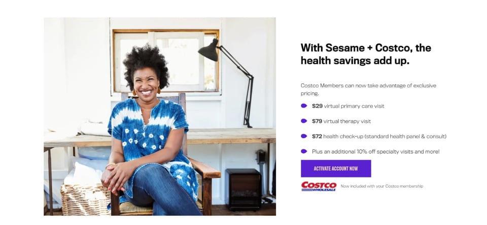 sesame, Costco pharmacy, member services, MundoNOW, Money