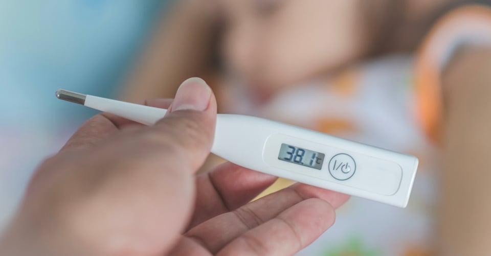 Fever caused by a virus