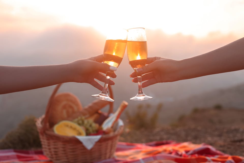 Ideas románticas para San Valentín: un picnic en casa