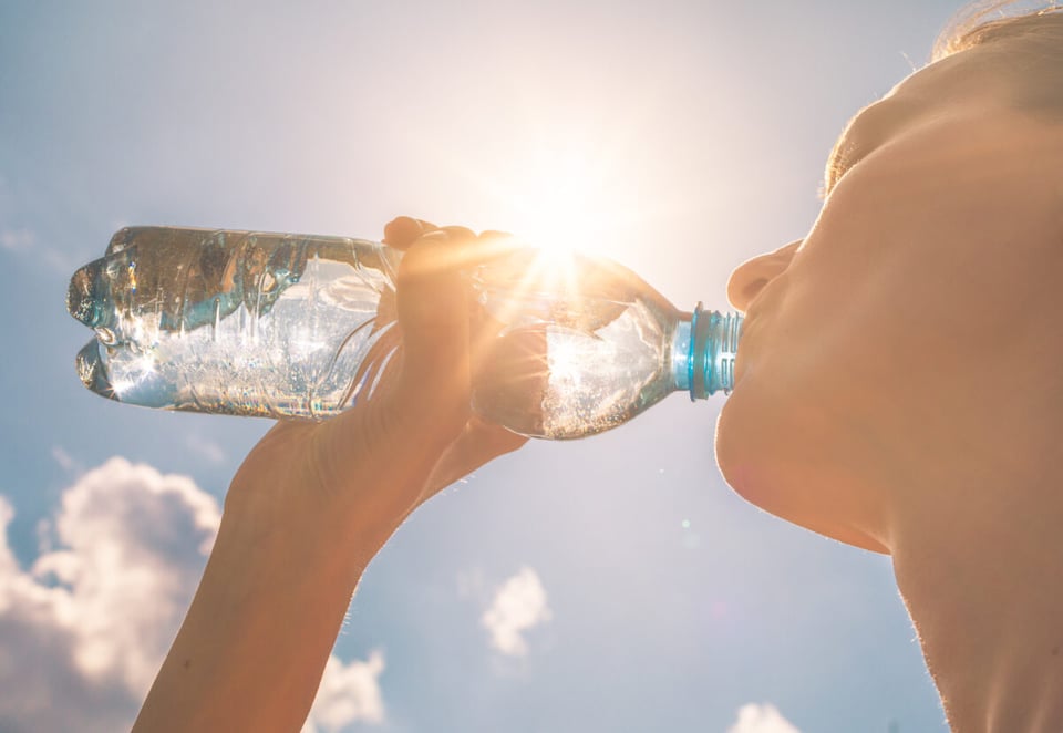 bebida, agua, exterior, hidratación, viaje