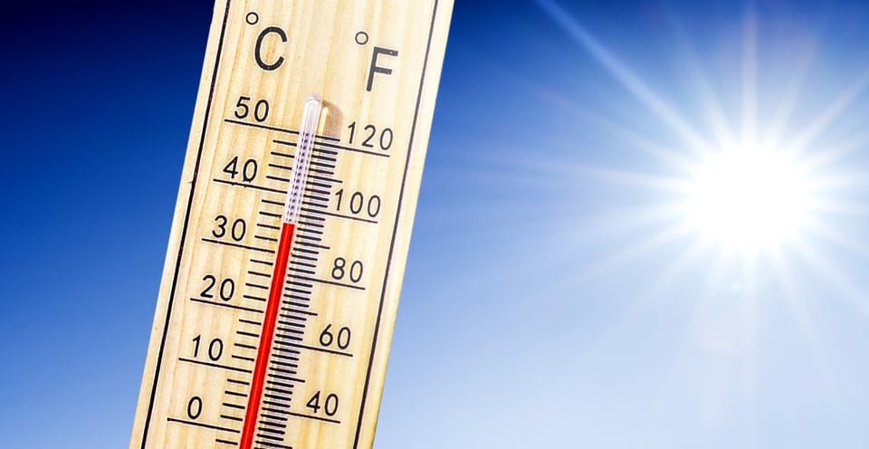Temperaturas de tres dígitos
