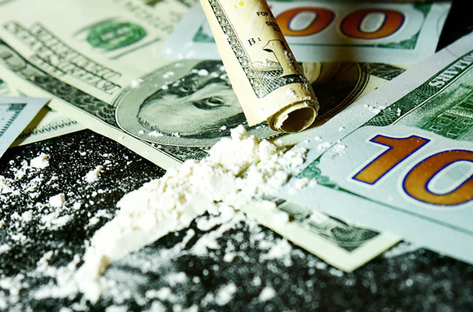 cocaína, dinero, drogas, poder, crimen