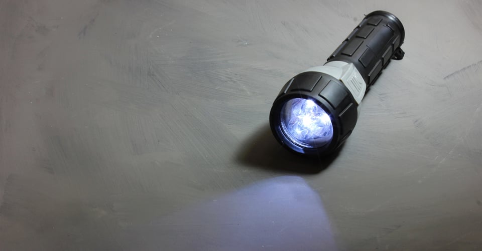 Power outage emergency kit, flashlight