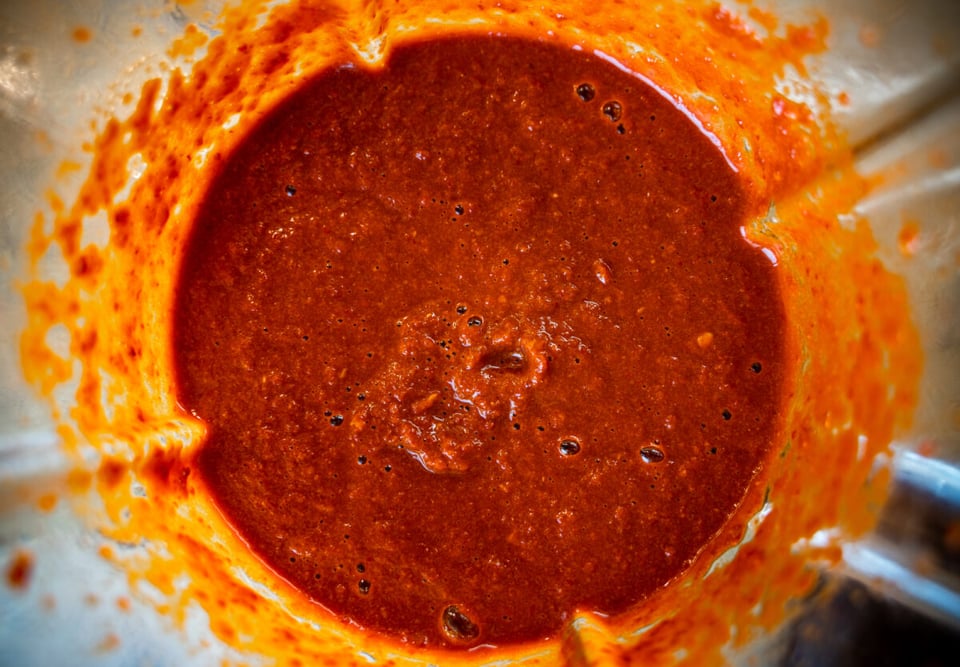blend chili, blender, guajillo chili, al pastor, MundoNOW